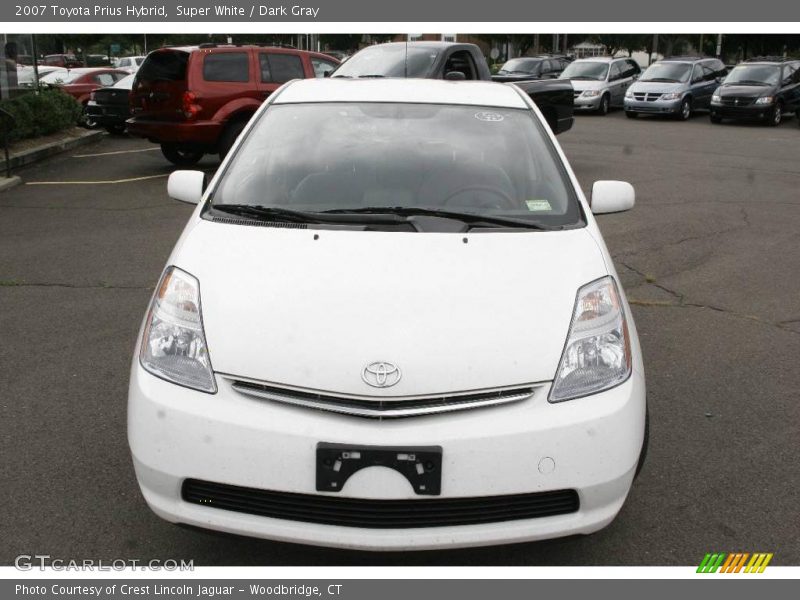 Super White / Dark Gray 2007 Toyota Prius Hybrid