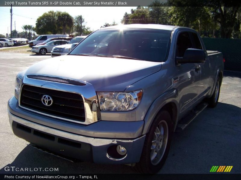 Silver Sky Metallic / Black 2008 Toyota Tundra SR5 X-SP Double Cab