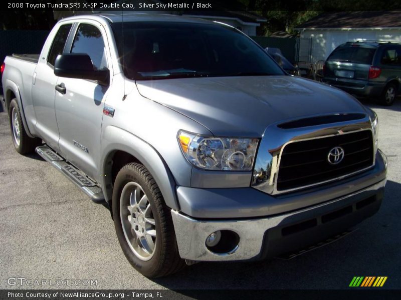 Silver Sky Metallic / Black 2008 Toyota Tundra SR5 X-SP Double Cab