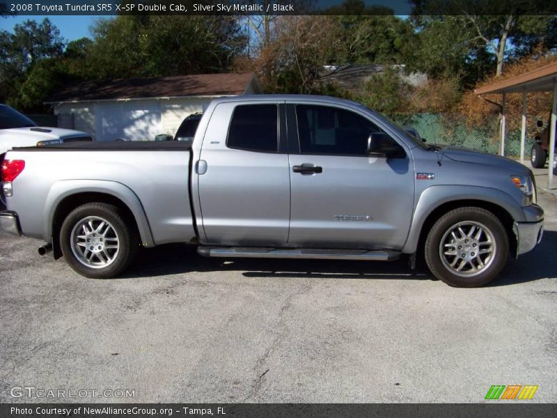 Silver Sky Metallic / Black 2008 Toyota Tundra SR5 X-SP Double Cab