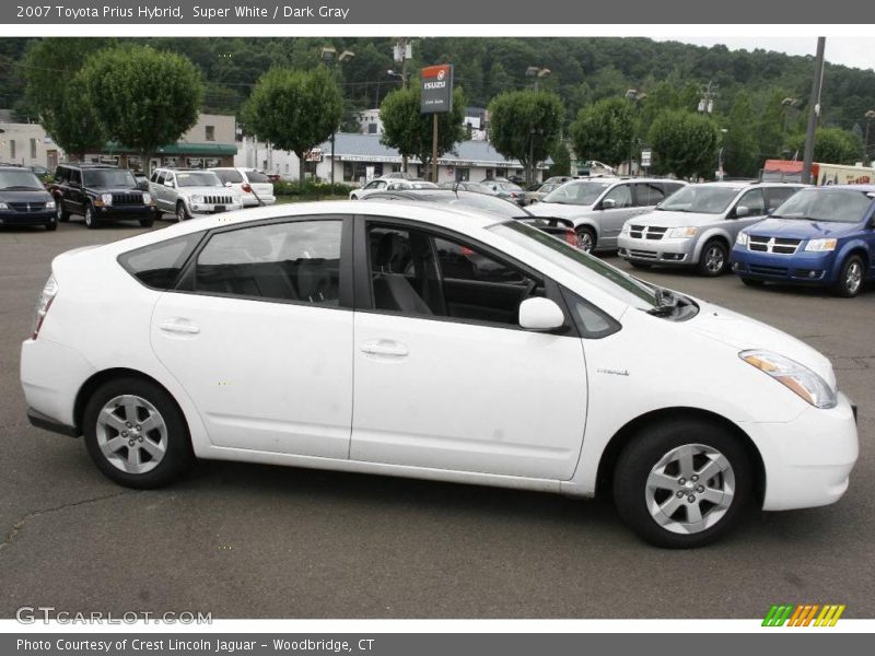Super White / Dark Gray 2007 Toyota Prius Hybrid
