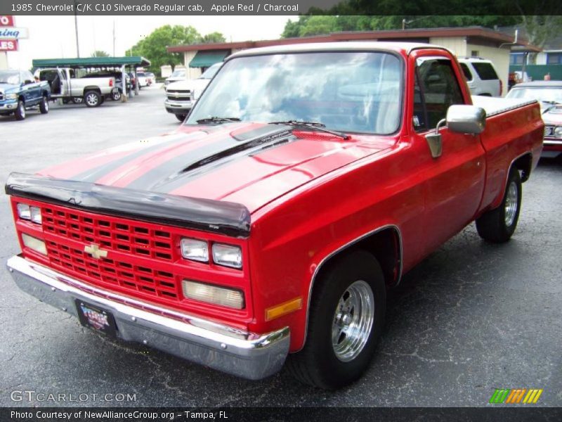Apple Red / Charcoal 1985 Chevrolet C/K C10 Silverado Regular cab
