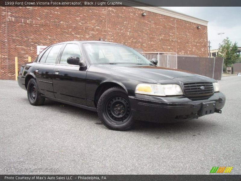 Black / Light Graphite 1999 Ford Crown Victoria Police Interceptor