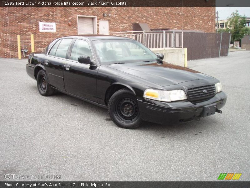 Black / Light Graphite 1999 Ford Crown Victoria Police Interceptor