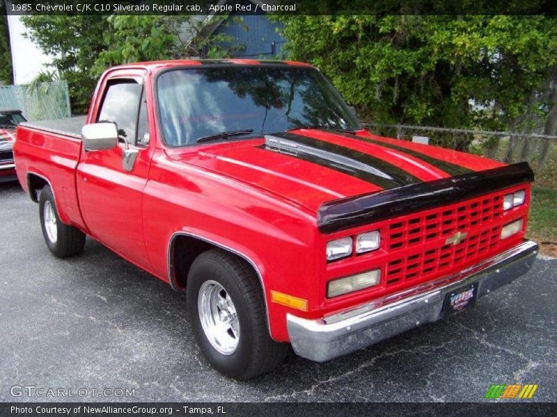 Apple Red / Charcoal 1985 Chevrolet C/K C10 Silverado Regular cab