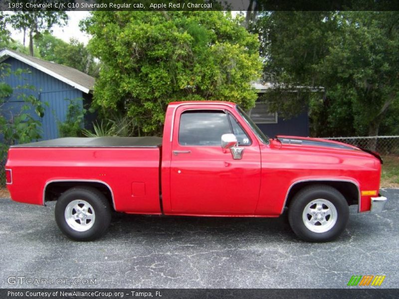Apple Red / Charcoal 1985 Chevrolet C/K C10 Silverado Regular cab