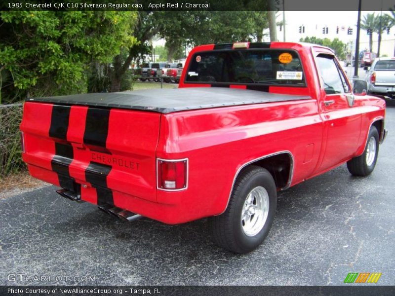 Apple Red / Charcoal 1985 Chevrolet C/K C10 Silverado Regular cab