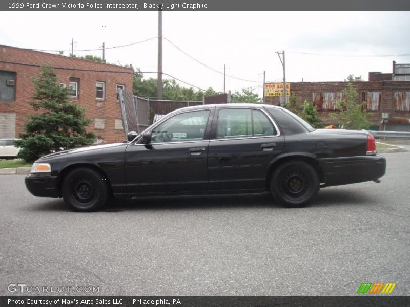 Black / Light Graphite 1999 Ford Crown Victoria Police Interceptor