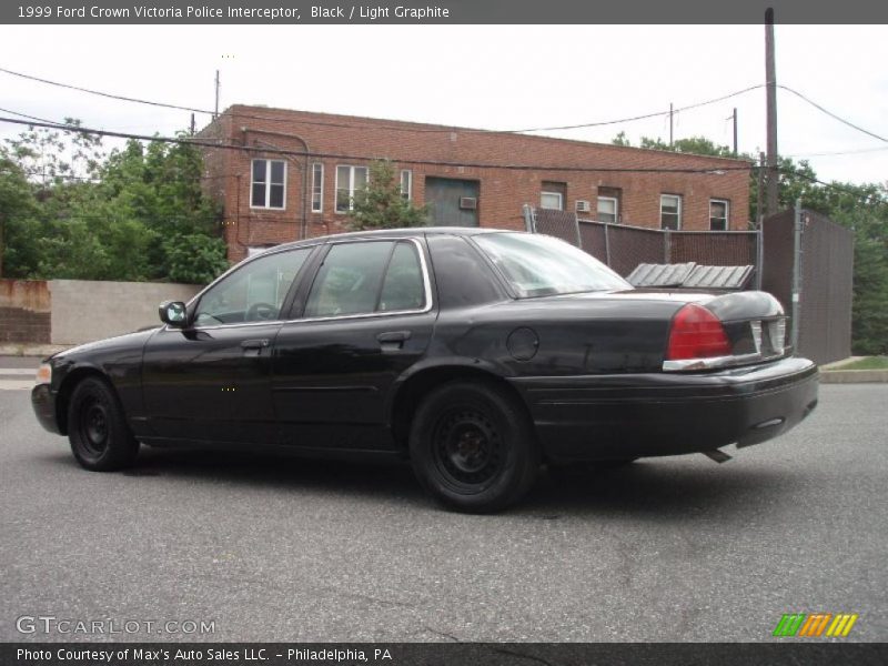 Black / Light Graphite 1999 Ford Crown Victoria Police Interceptor