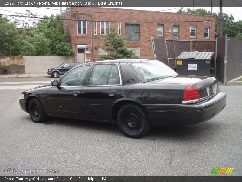 Black / Light Graphite 1999 Ford Crown Victoria Police Interceptor