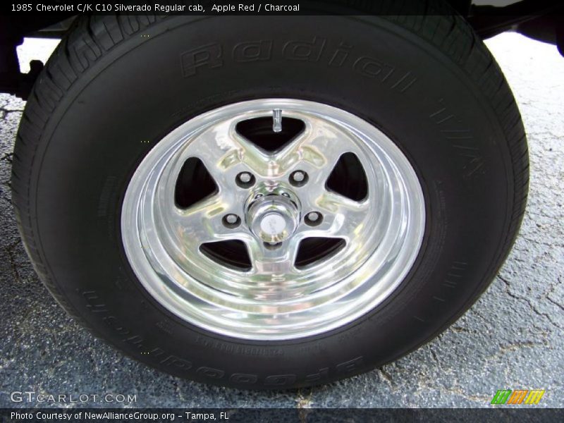 Apple Red / Charcoal 1985 Chevrolet C/K C10 Silverado Regular cab