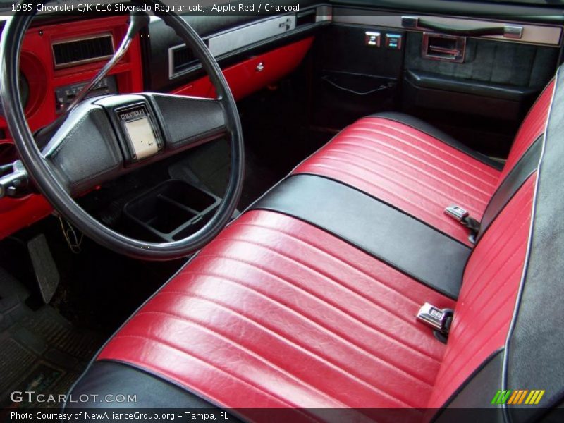 Apple Red / Charcoal 1985 Chevrolet C/K C10 Silverado Regular cab
