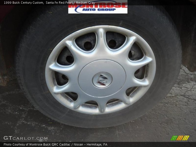 Santa Fe Red Pearl / Medium Gray 1999 Buick Century Custom