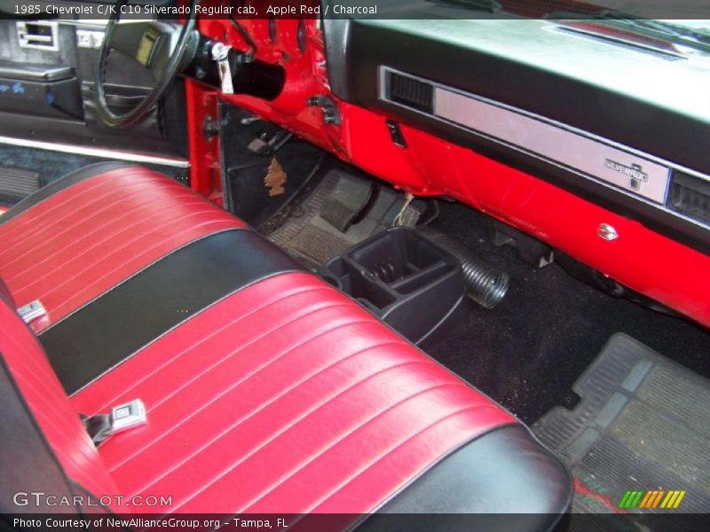 Apple Red / Charcoal 1985 Chevrolet C/K C10 Silverado Regular cab