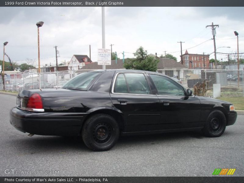 Black / Light Graphite 1999 Ford Crown Victoria Police Interceptor