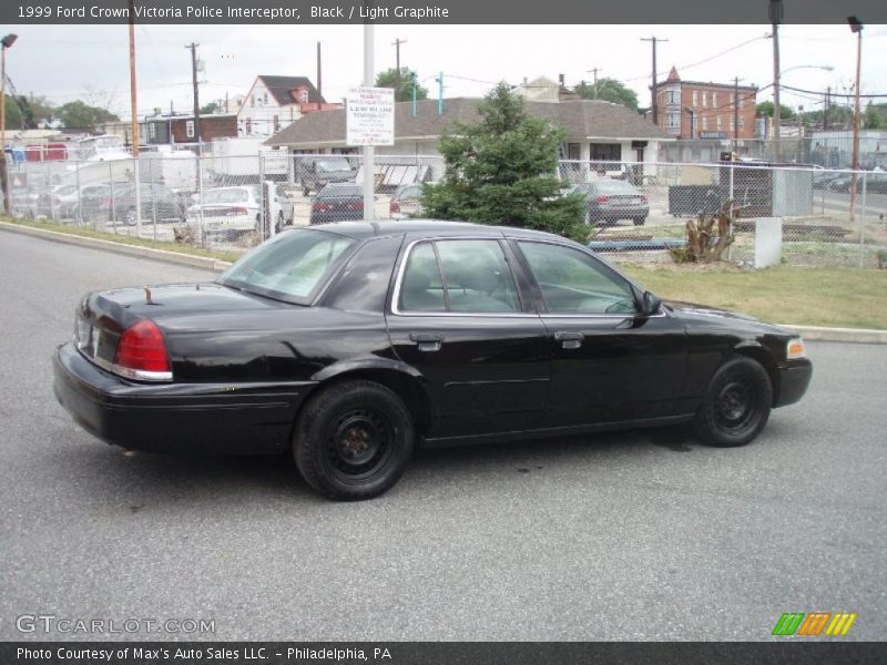 Black / Light Graphite 1999 Ford Crown Victoria Police Interceptor