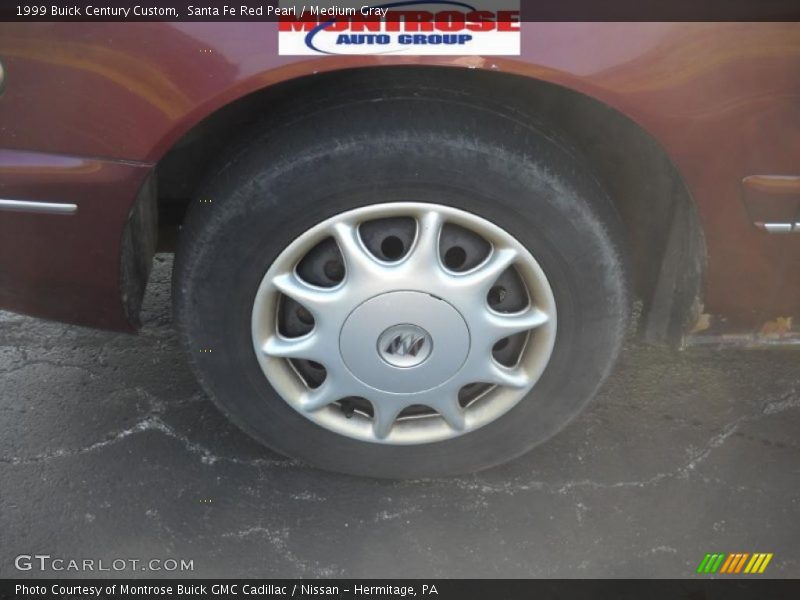 Santa Fe Red Pearl / Medium Gray 1999 Buick Century Custom