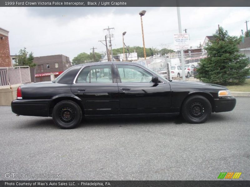 Black / Light Graphite 1999 Ford Crown Victoria Police Interceptor