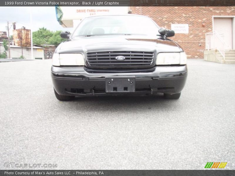 Black / Light Graphite 1999 Ford Crown Victoria Police Interceptor
