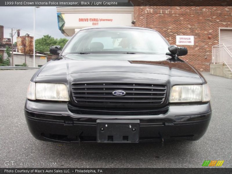 Black / Light Graphite 1999 Ford Crown Victoria Police Interceptor