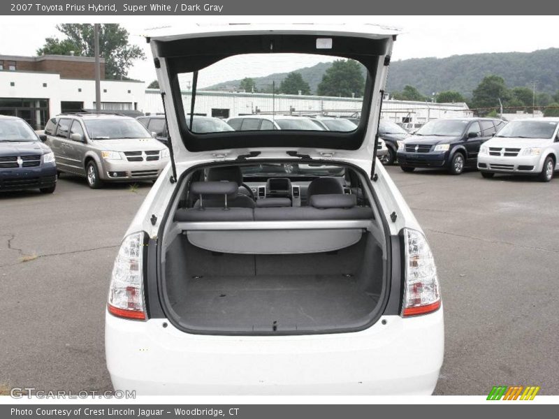 Super White / Dark Gray 2007 Toyota Prius Hybrid