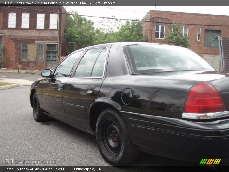 Black / Light Graphite 1999 Ford Crown Victoria Police Interceptor