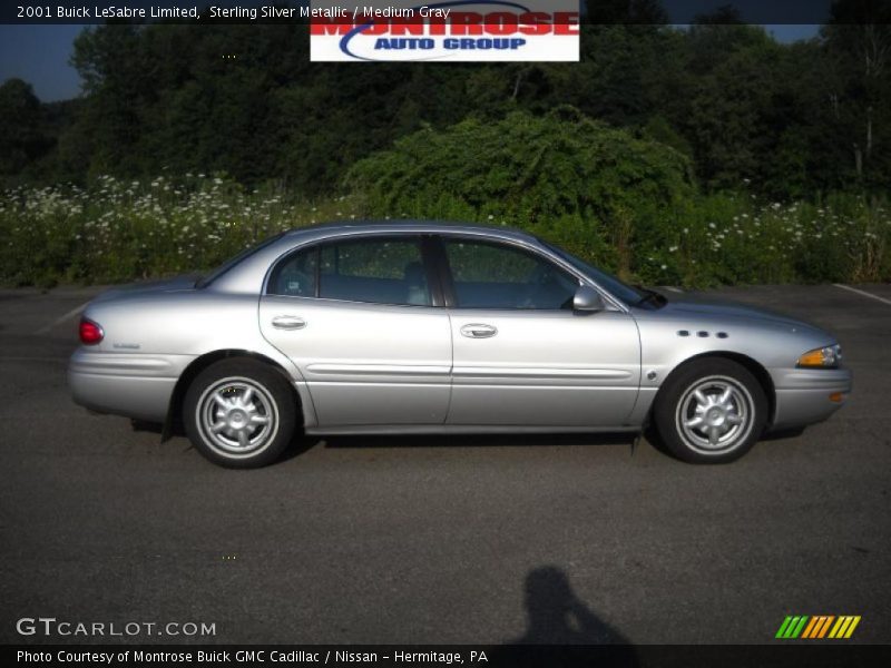 Sterling Silver Metallic / Medium Gray 2001 Buick LeSabre Limited