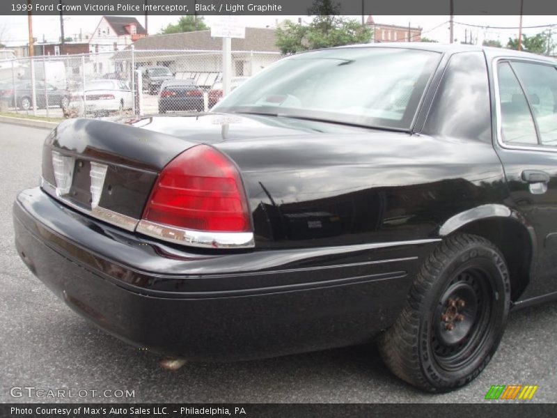 Black / Light Graphite 1999 Ford Crown Victoria Police Interceptor