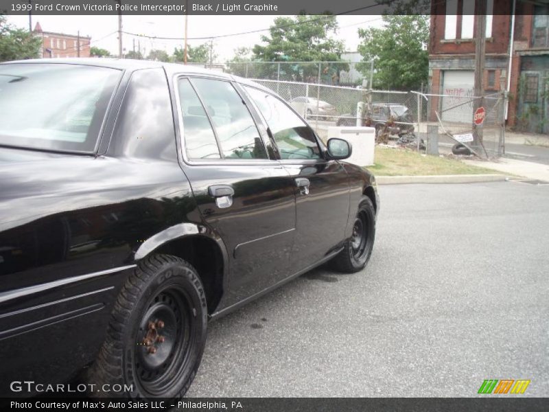 Black / Light Graphite 1999 Ford Crown Victoria Police Interceptor