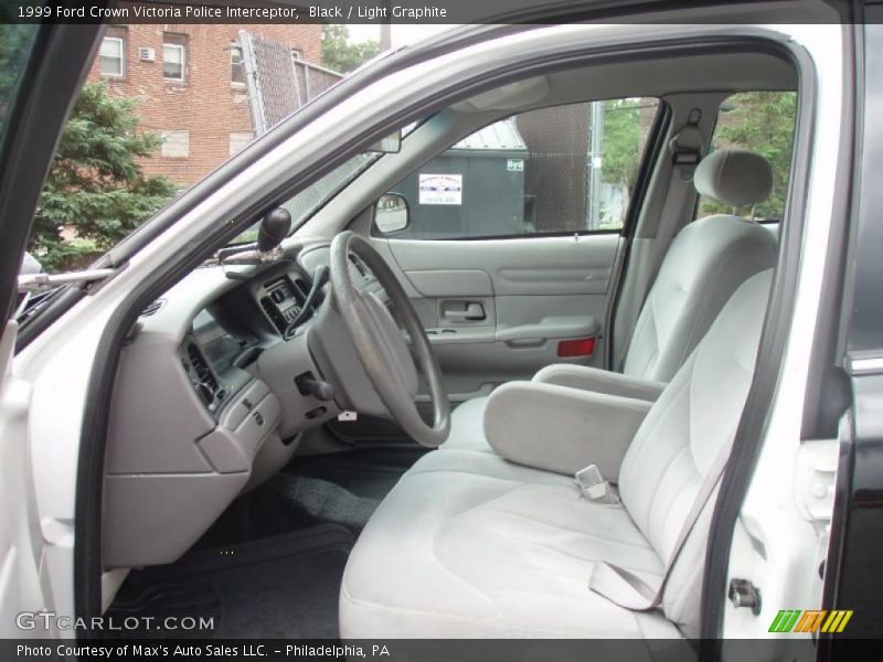 Black / Light Graphite 1999 Ford Crown Victoria Police Interceptor