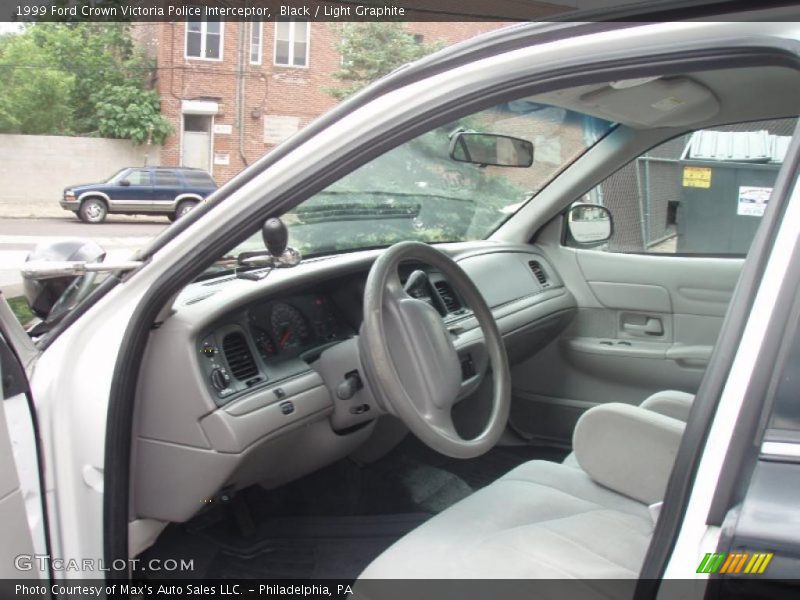 Black / Light Graphite 1999 Ford Crown Victoria Police Interceptor
