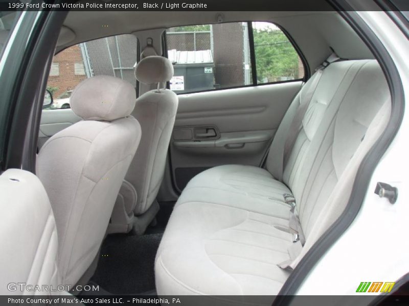 Black / Light Graphite 1999 Ford Crown Victoria Police Interceptor