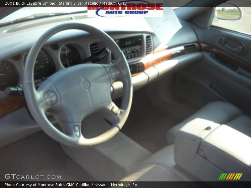 Sterling Silver Metallic / Medium Gray 2001 Buick LeSabre Limited