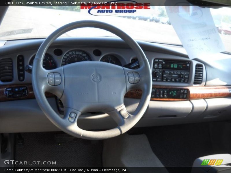 Sterling Silver Metallic / Medium Gray 2001 Buick LeSabre Limited