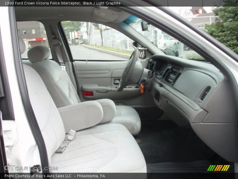 Black / Light Graphite 1999 Ford Crown Victoria Police Interceptor