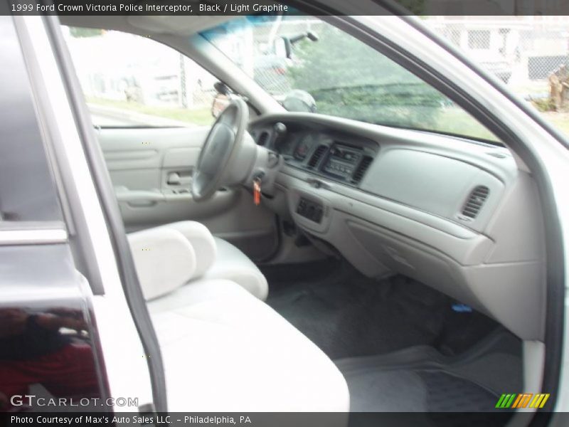 Black / Light Graphite 1999 Ford Crown Victoria Police Interceptor