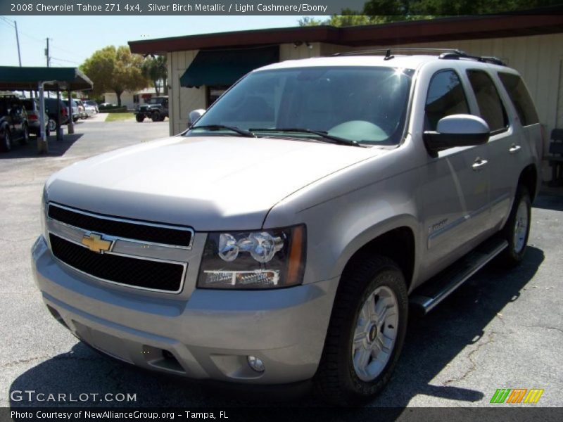 Silver Birch Metallic / Light Cashmere/Ebony 2008 Chevrolet Tahoe Z71 4x4