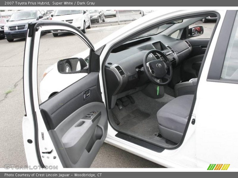 Super White / Dark Gray 2007 Toyota Prius Hybrid