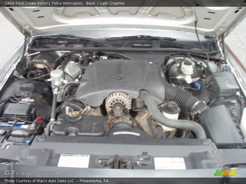 Black / Light Graphite 1999 Ford Crown Victoria Police Interceptor