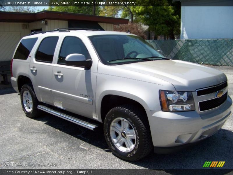 Silver Birch Metallic / Light Cashmere/Ebony 2008 Chevrolet Tahoe Z71 4x4