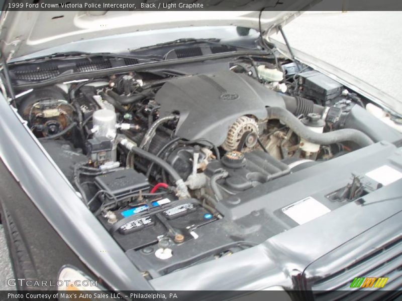Black / Light Graphite 1999 Ford Crown Victoria Police Interceptor