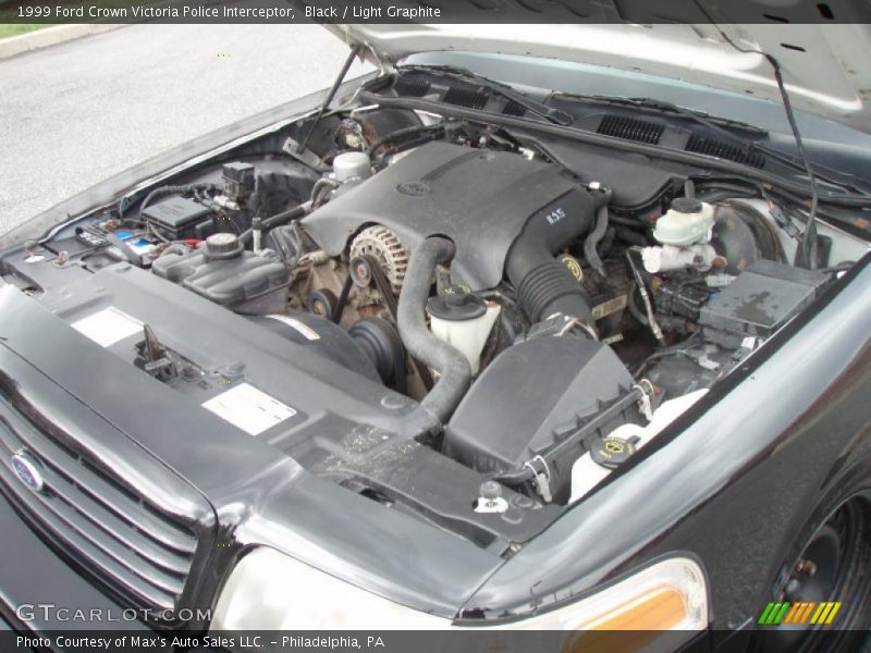 Black / Light Graphite 1999 Ford Crown Victoria Police Interceptor