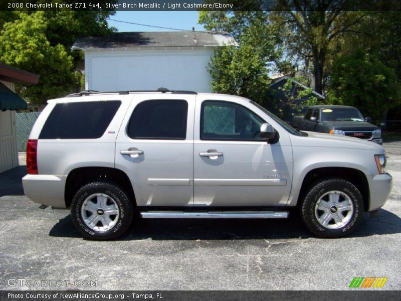 Silver Birch Metallic / Light Cashmere/Ebony 2008 Chevrolet Tahoe Z71 4x4