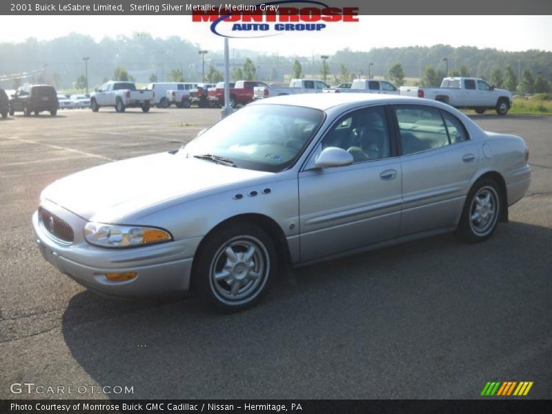 Sterling Silver Metallic / Medium Gray 2001 Buick LeSabre Limited