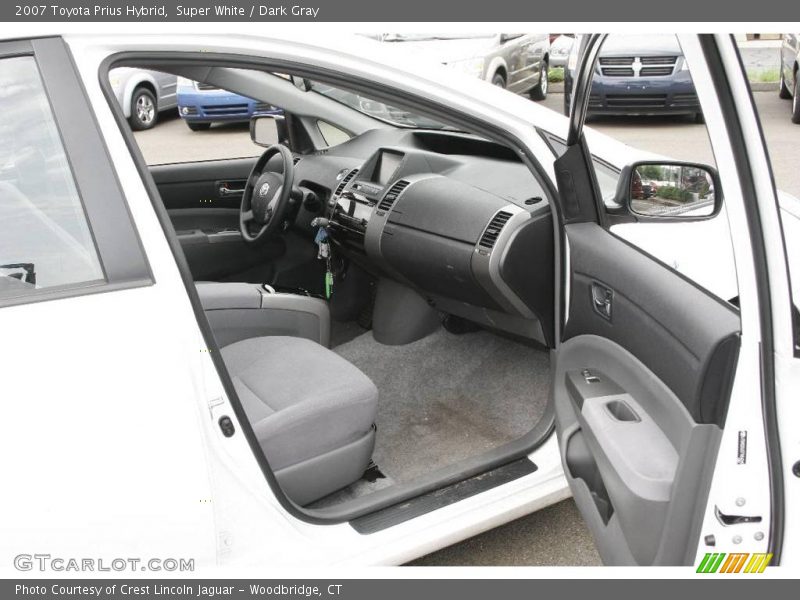 Super White / Dark Gray 2007 Toyota Prius Hybrid