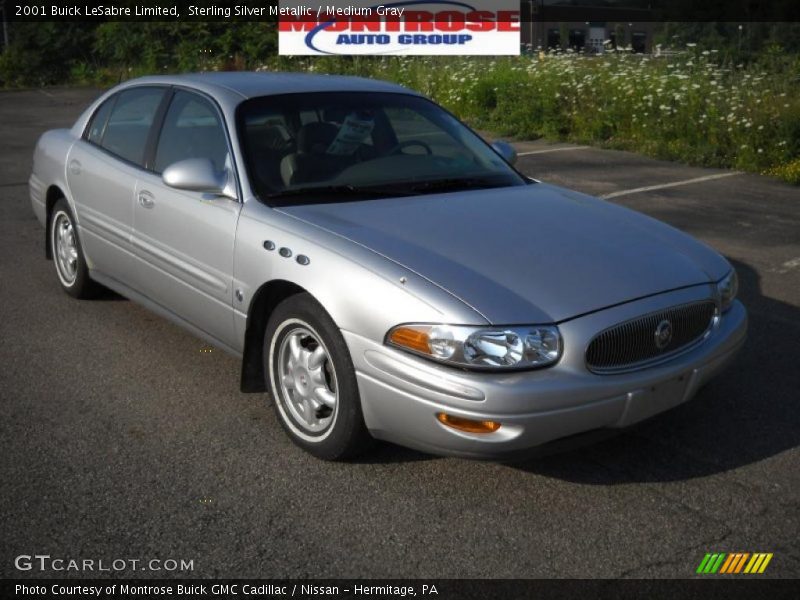 Sterling Silver Metallic / Medium Gray 2001 Buick LeSabre Limited