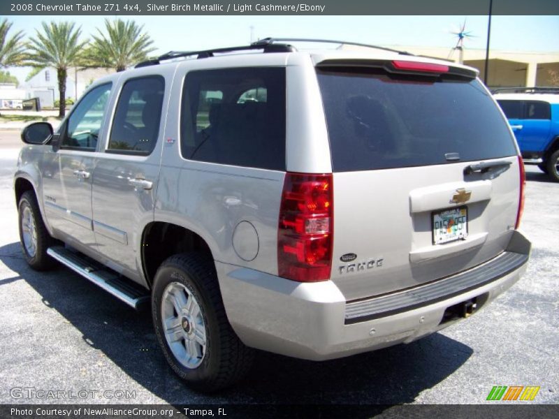 Silver Birch Metallic / Light Cashmere/Ebony 2008 Chevrolet Tahoe Z71 4x4