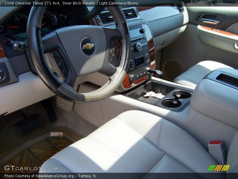 Silver Birch Metallic / Light Cashmere/Ebony 2008 Chevrolet Tahoe Z71 4x4