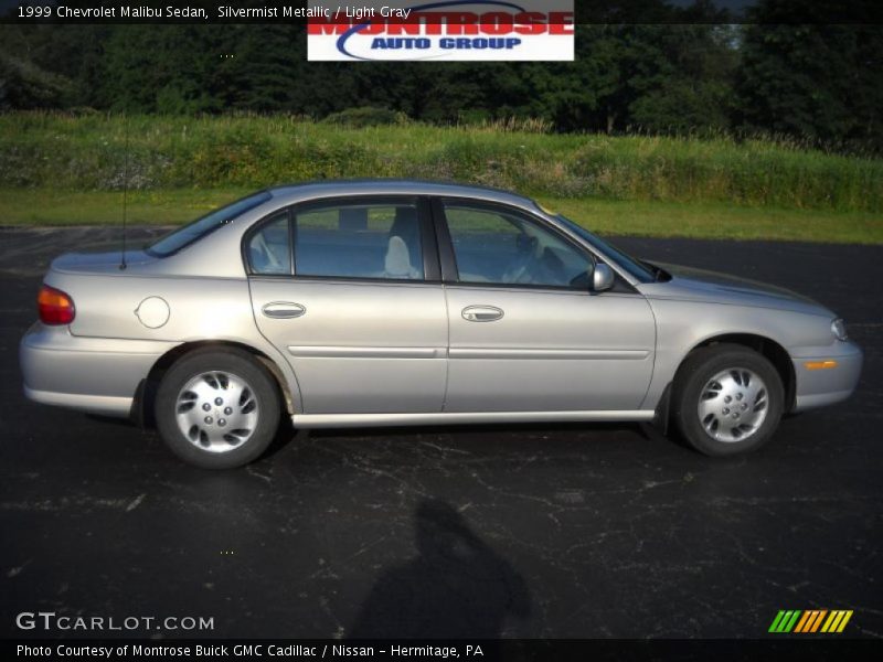 Silvermist Metallic / Light Gray 1999 Chevrolet Malibu Sedan
