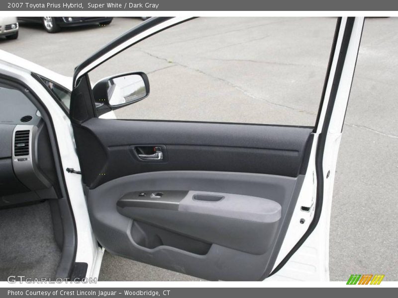 Super White / Dark Gray 2007 Toyota Prius Hybrid